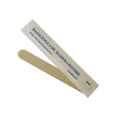 BAJALENGUAS DE MADERA ESTERIL