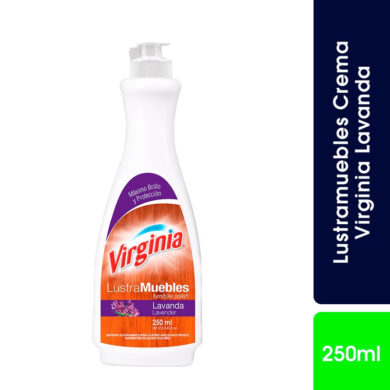 LUSTRAMUEBLES CREMA VIRGINIA LAVANDA 250ML