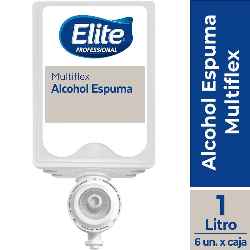 JABÓN MULTIFLEX ALCOHOL ESPUMA 1 LTS X 6