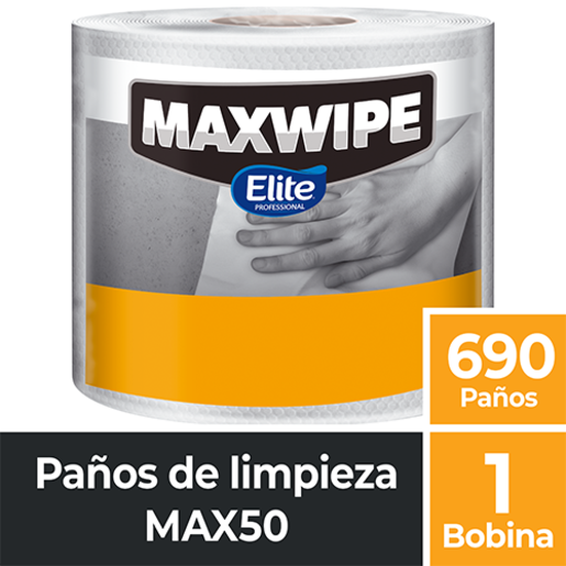 PAÑO MAXWIPE 50 BOBINA X690 U