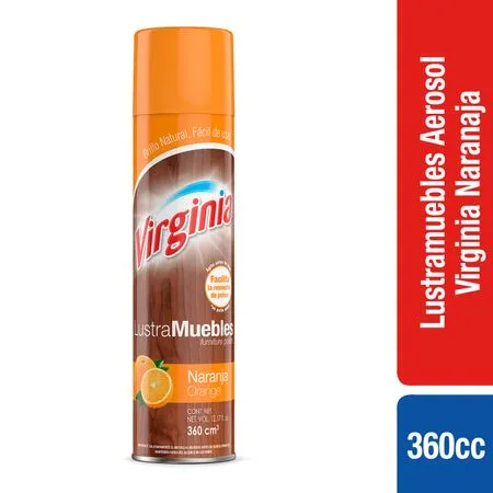LUSTRAMUEBLES AEROSOL VIRGINIA NARANJA 360CC