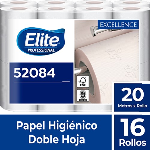 PAPEL HIGIÉNICO ELITE HABITACIONES 20 MTS x 48