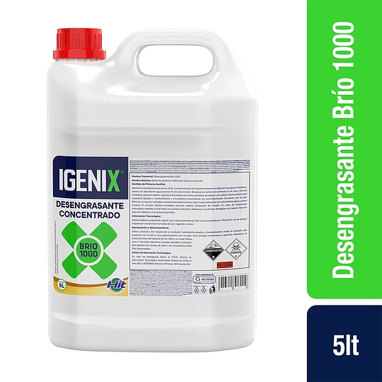 DESENGRASANTE IGENIX BRIO-1000 5 LT.