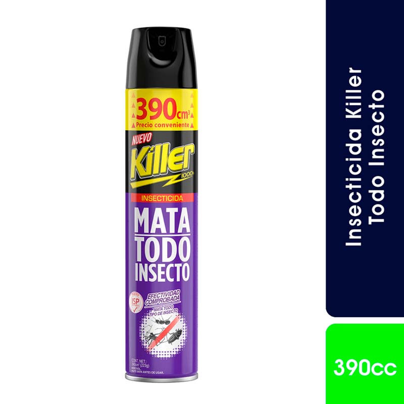 INSECTICIDA KILLER 1000 MOSCAS Y ZANCUDOS 560CC