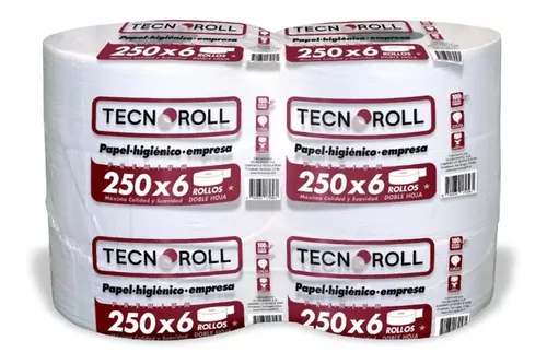 HIGIENICO TECNOROLL D/H 6 X 250 MTS