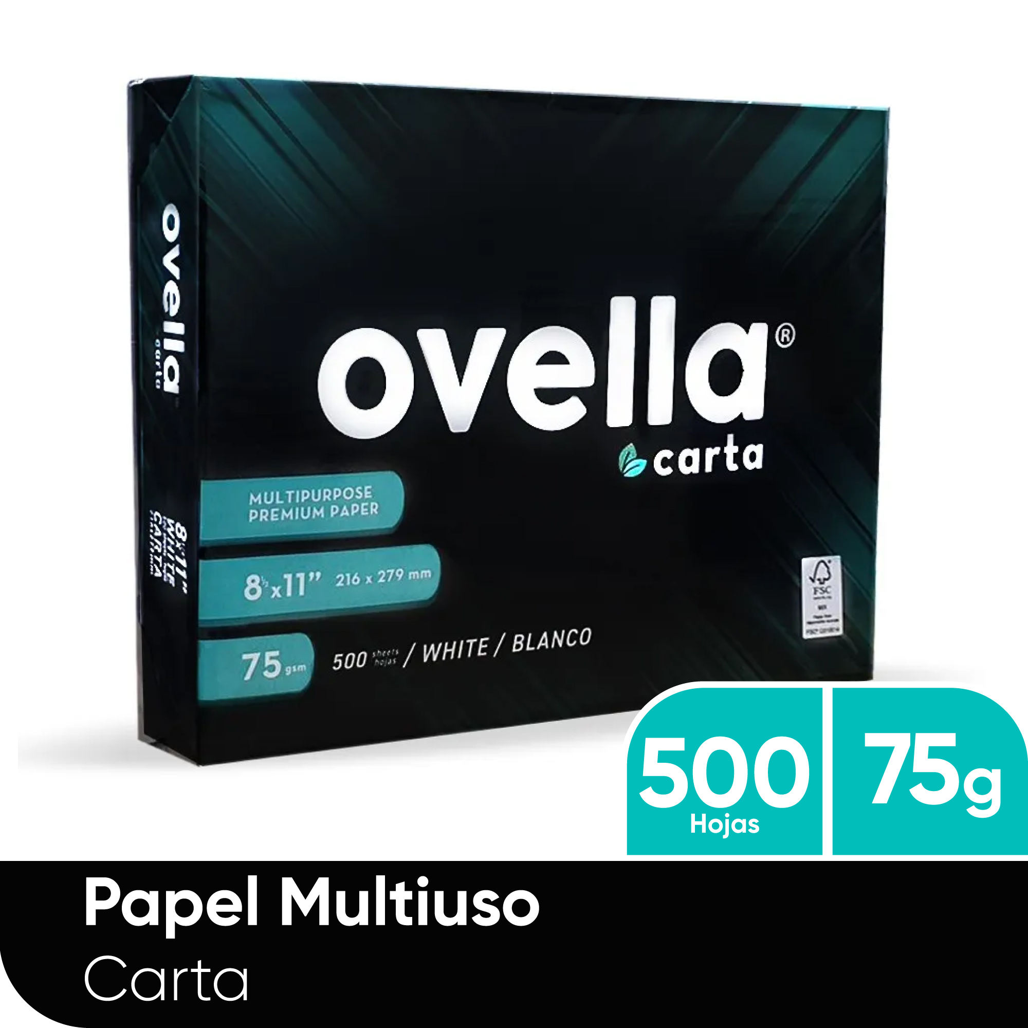 RESMA OVELLA CARTA 500 75GR