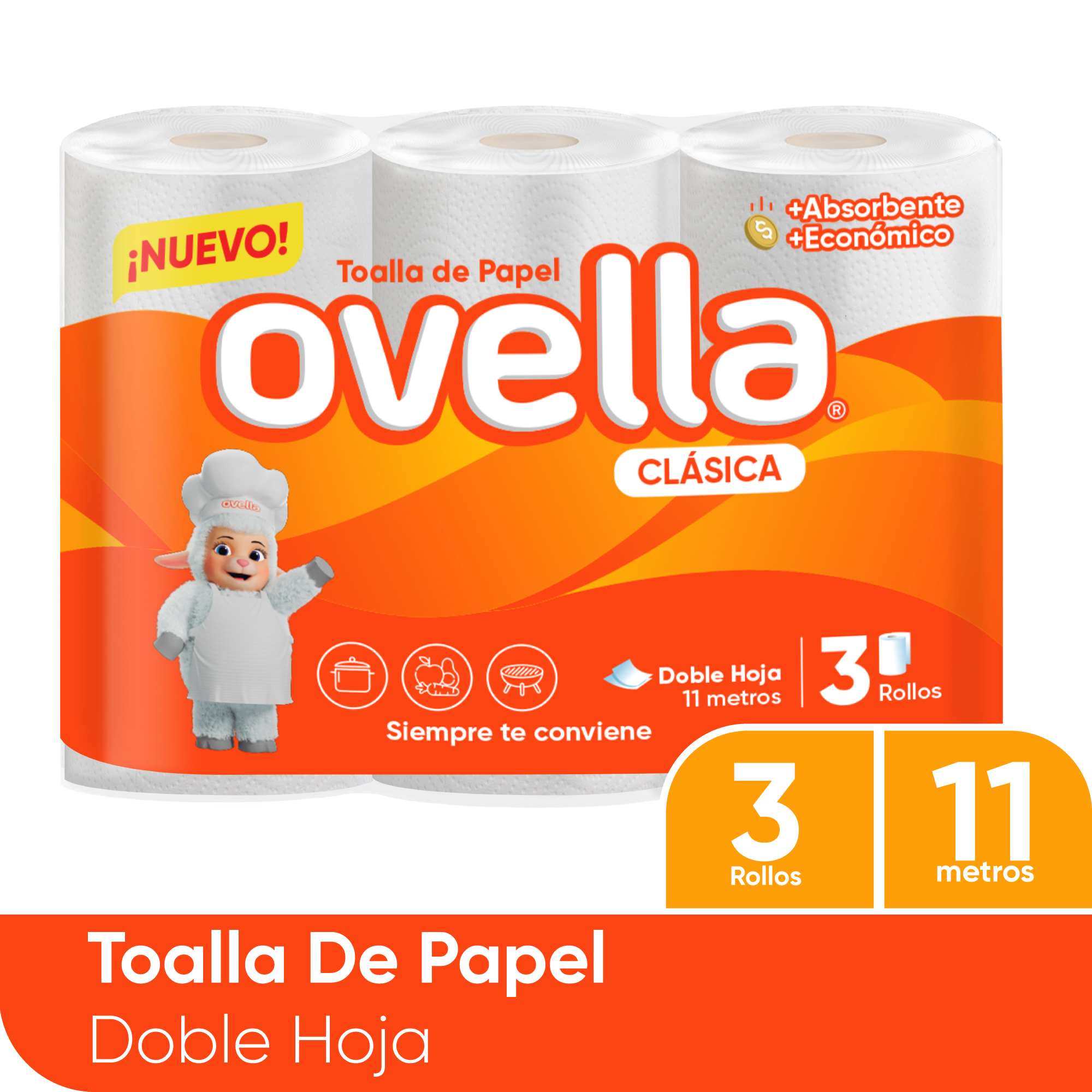 TOALLA OVELLA DH 8X3 11MTS