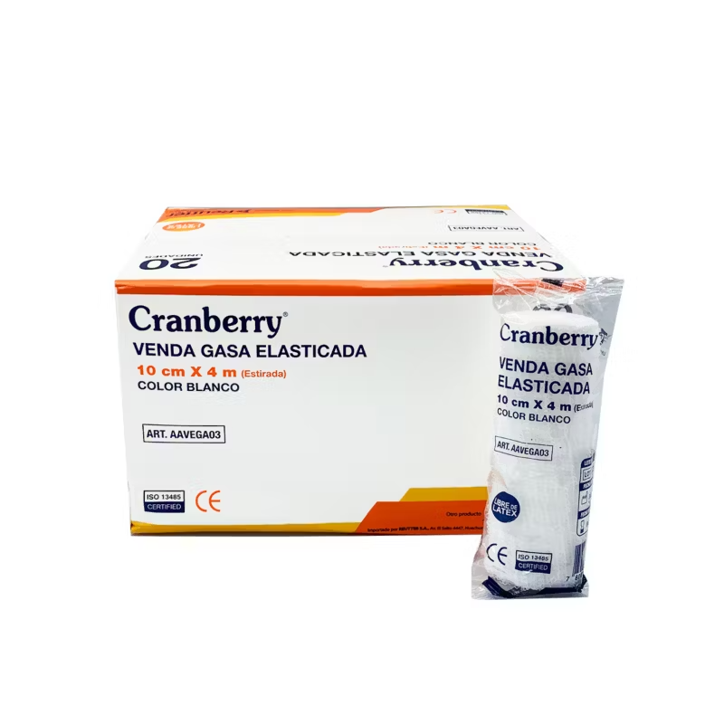 VENDA GASA ELASTICADA 10 CM X 4 M CAJA X 20 UNIDAD