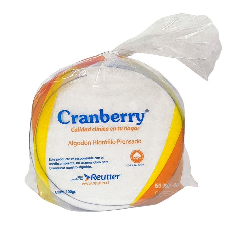 ALGODON HIDROFILO PRENSADO CRANBERRY 100G