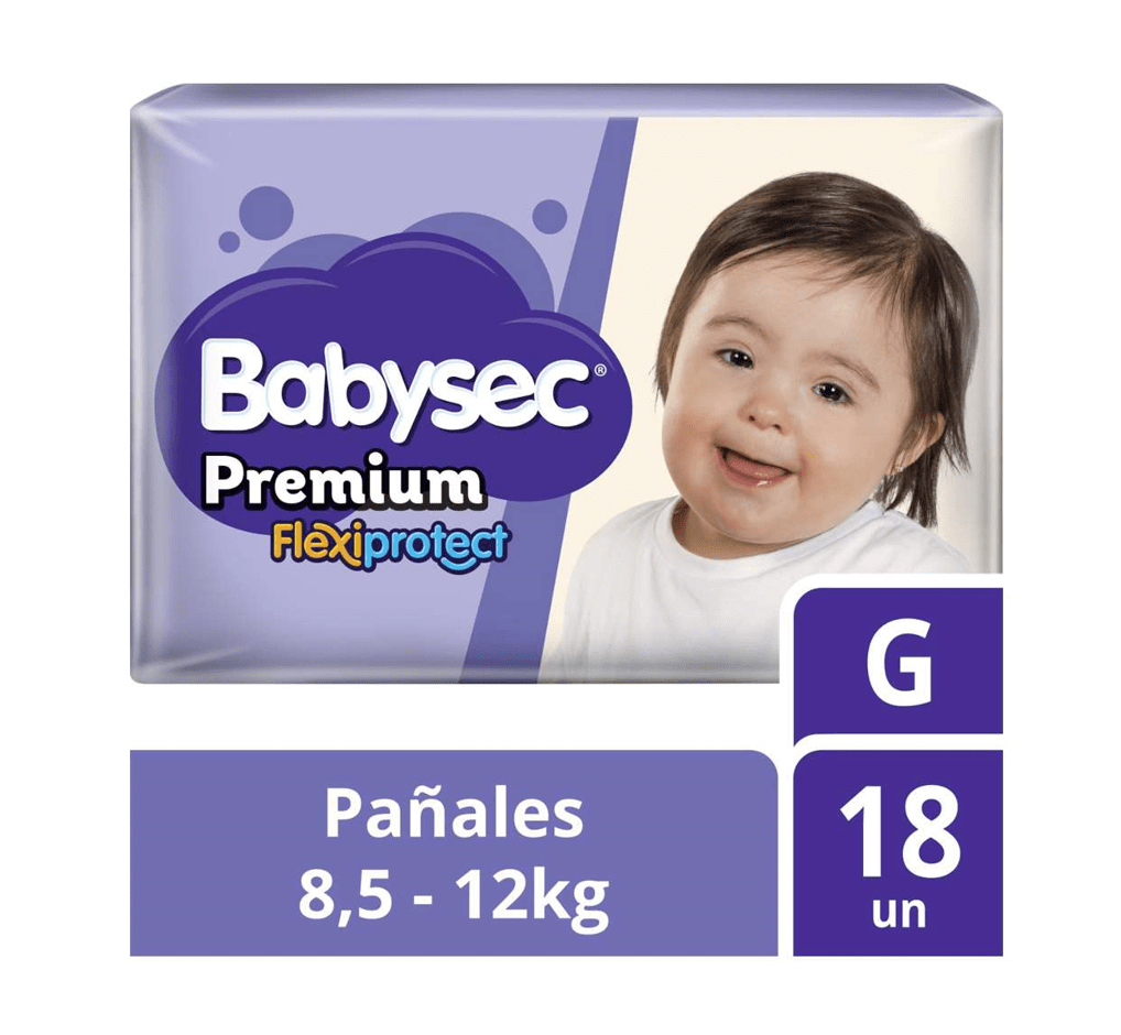 PAÑAL BABYSEC PREMIUM G X 18