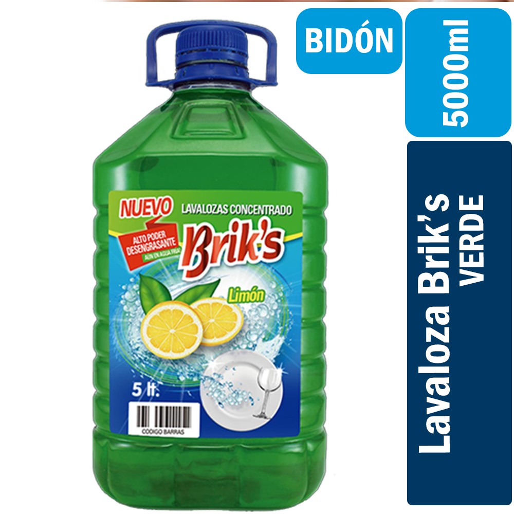 LAVALOZA CONCENTRADO VERDE BRIKS 5 LT