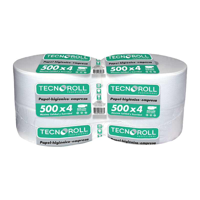 HIGIENICO TECNOROLL H/S 4 X 500 MTS