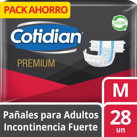 PAÑAL COTIDIAN PREMIUM M 28
