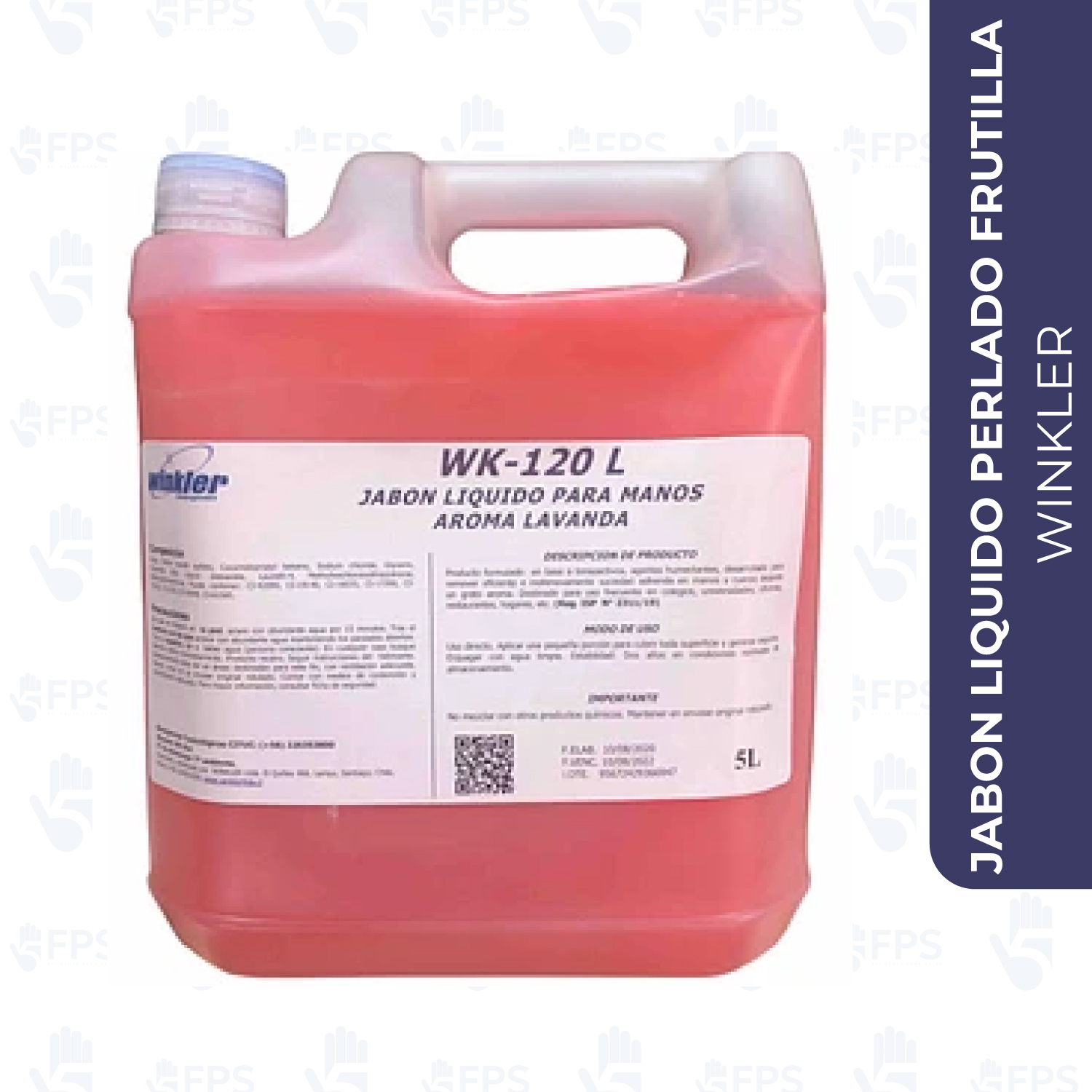 JABON LIQUIDO PERLADO FRUTILLA. ENV. 5L. WK-120 FR