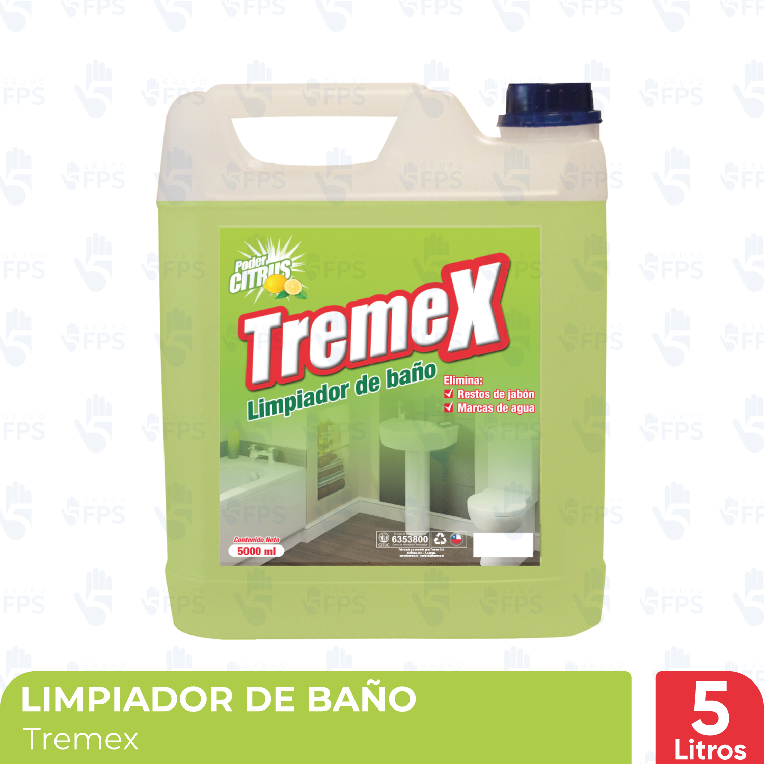 LIMPIADOR DE BAÑO 5 LT