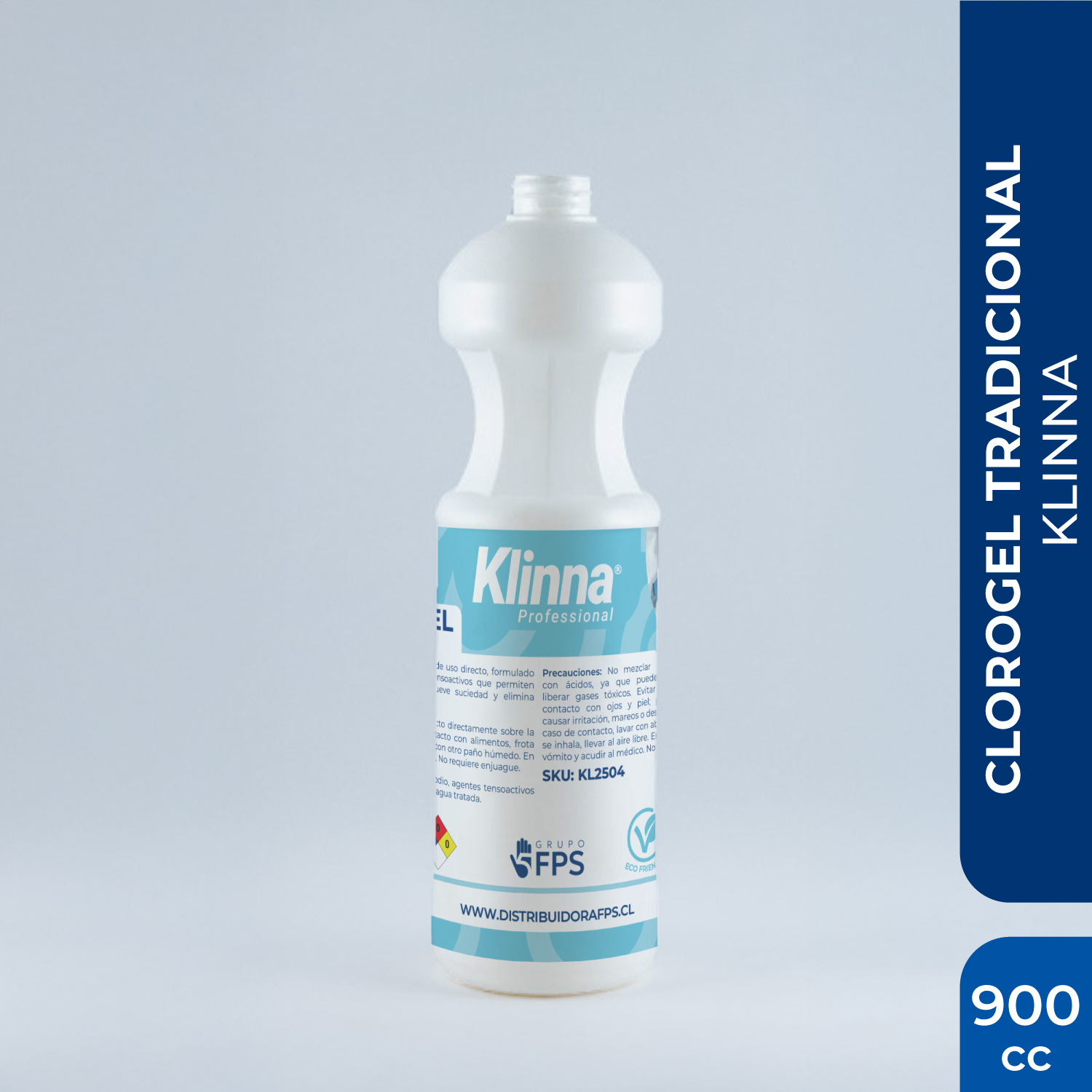 CLORO GEL TRADICIONAL KLINNA PROFESSIONAL 900CC