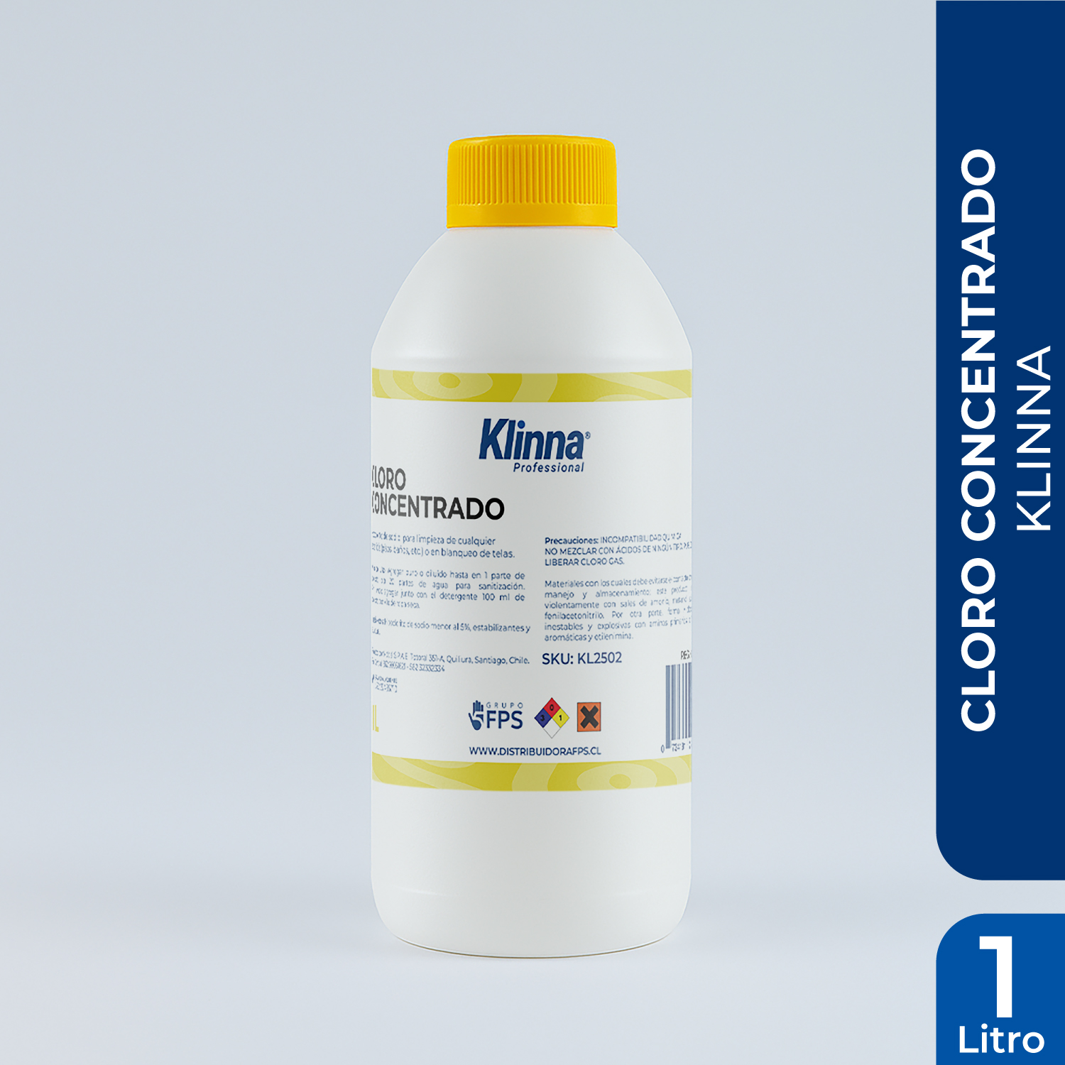 CLORO CONCENTRADO KLINNA PROFESSIONAL 1L