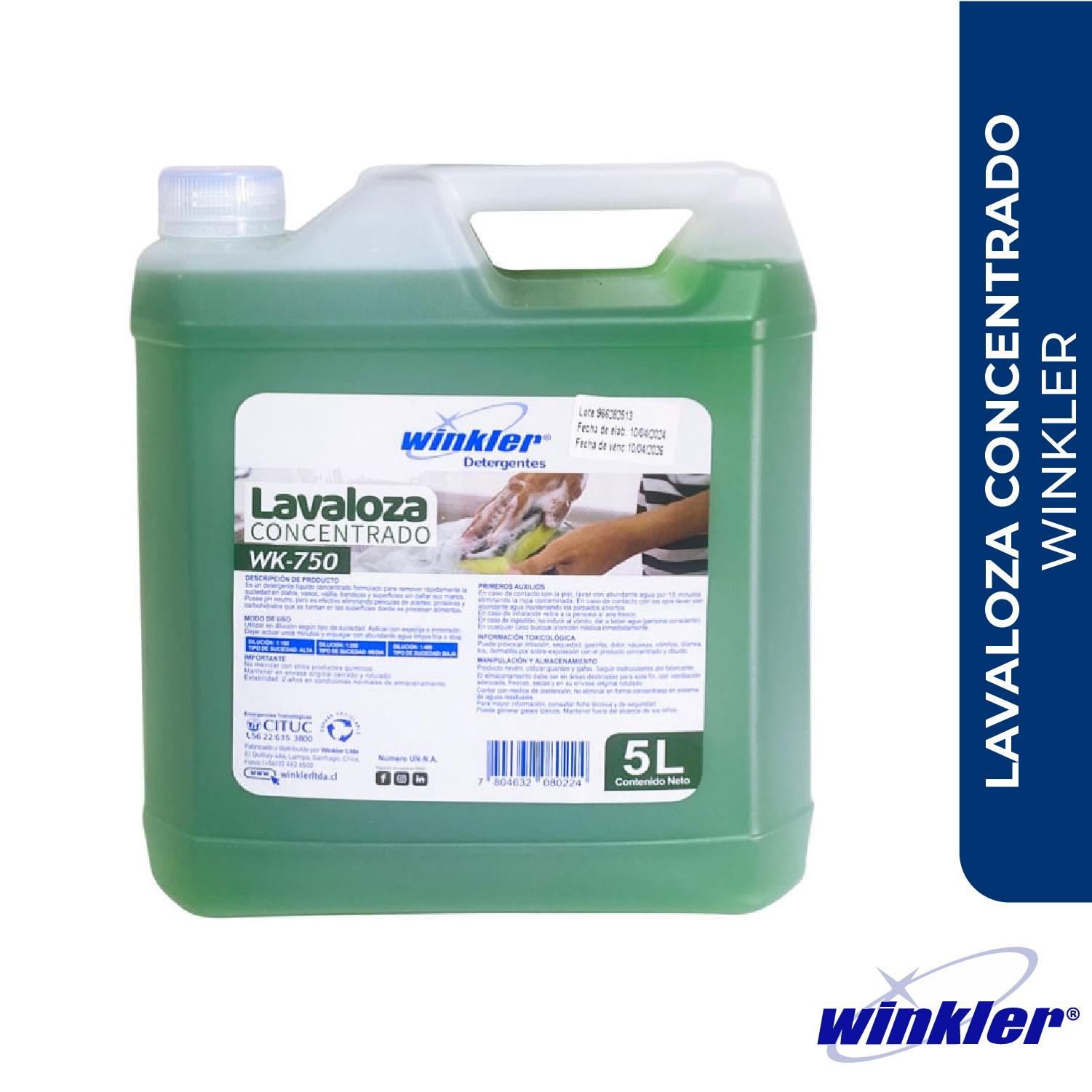 LAVALOZA CONCENTRADO ENV. 5L. WK-750